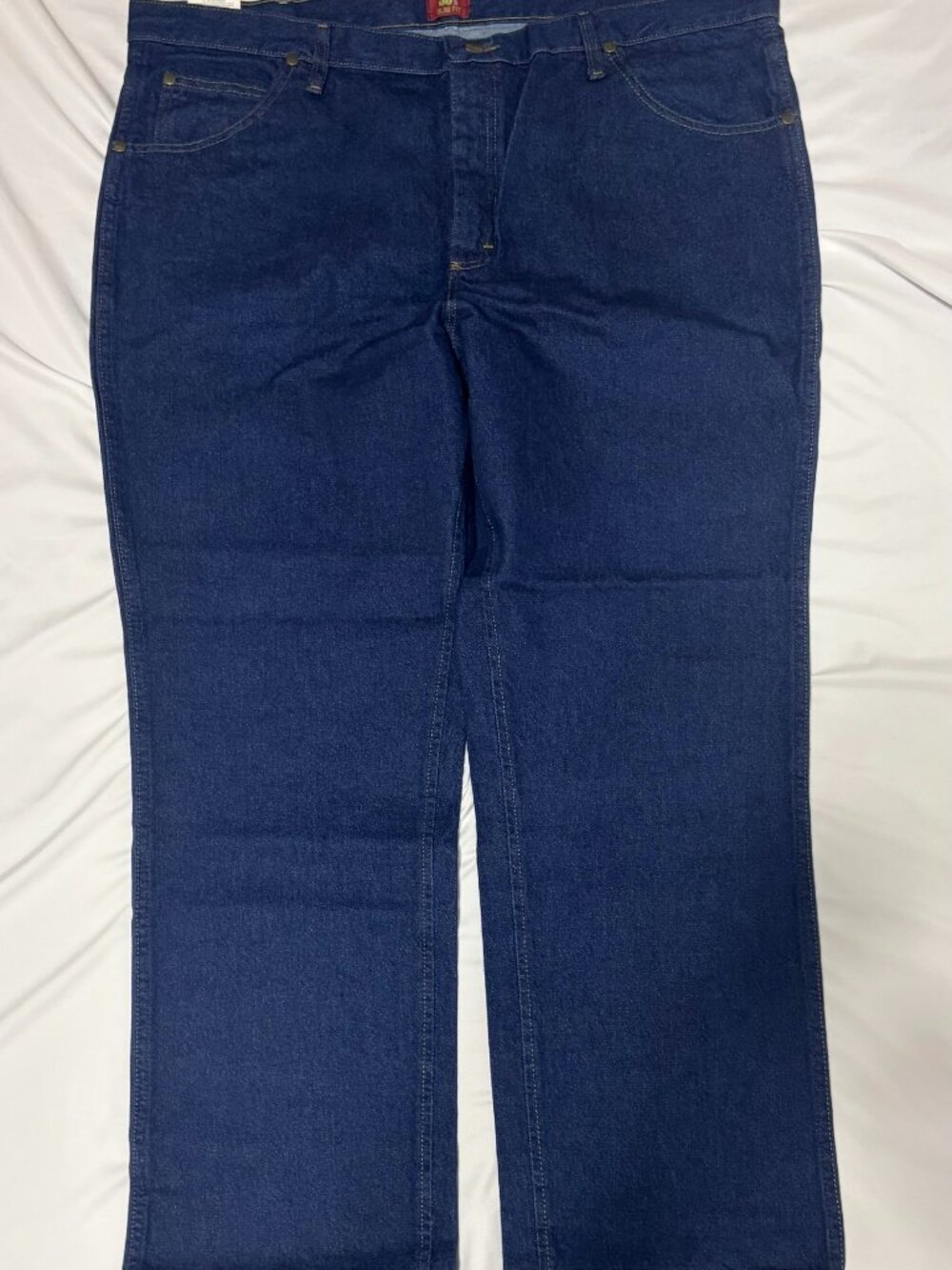 NWT Wrangler Cowboy Cut 36MWZ Slim Fit Jeans Mens 42x30 Dark Wash Denim